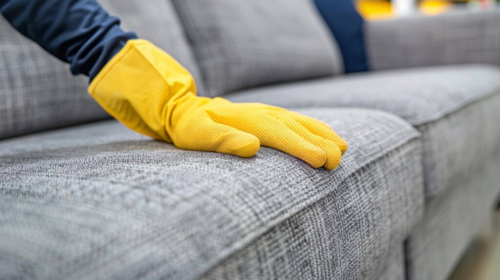 Jak wyczyścić kanapę z materiału bez ryzyka uszkodzeń?